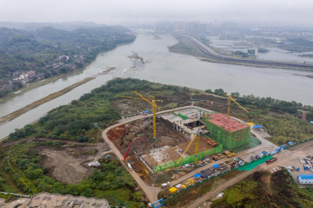 江口沉銀博物館及遺址公園預(yù)計(jì)年底將完成主體結(jié)構(gòu)建設(shè)